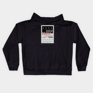 Iconic Beat Machine Series #3  (No Text) Kids Hoodie